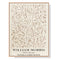 Wall Art 70cmx100cm William Morris Neutral Wood Frame Canvas