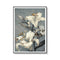 Wall Art 40cmx60cm Floral Lily II Black Frame Canvas