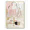 Wall Art 70cmx100cm Abstract Pink Gold Frame Canvas