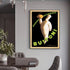 Wall Art 60cmx90cm Buitoni Black Frame Canvas