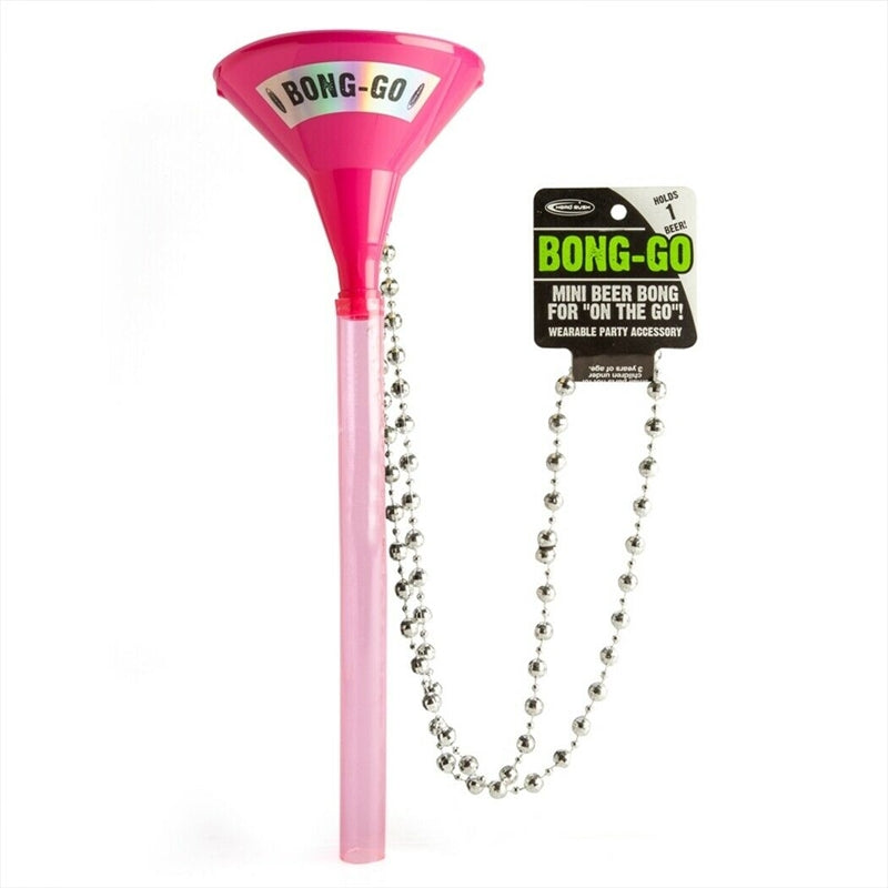 Pink Beer Bong Necklace