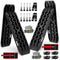 Recovery tracks Boards 10T 2 Pairs Sand Mud Snow With Mounting Bolts pins Black