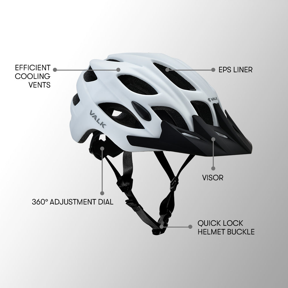 Mountain Bike Helmet Large 58-61cm Bicycle MTB Cycling Safety Accessories