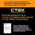 CTEK Comfort Indicator Panel Charge Status Lights MXS10 MXS5.0 MXS7.0 56-380