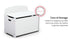 Deluxe Toy Box Kids Furniture Chest Bedroom Wooden Storage White