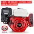 Baumr-AG 6.5HP Petrol Engine Stationary Motor OHV Horizontal Shaft Electric Start Recoil
