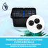 5W Solar Powered Water Fountain Pump Pond Kit with Eco Filter Box