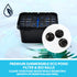 10W Solar Powered Water Fountain Pump Pond Kit with Eco Filter Box