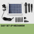 20W Solar Fountain Submersible Water Pump Power Panel Kit Garden Pond