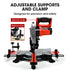 210mm Sliding Compound Mitre Drop Saw and Adjustable Stand Combo