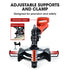 254mm Sliding Compound dual Mitre Drop Saw and Adjustable Stand Combo