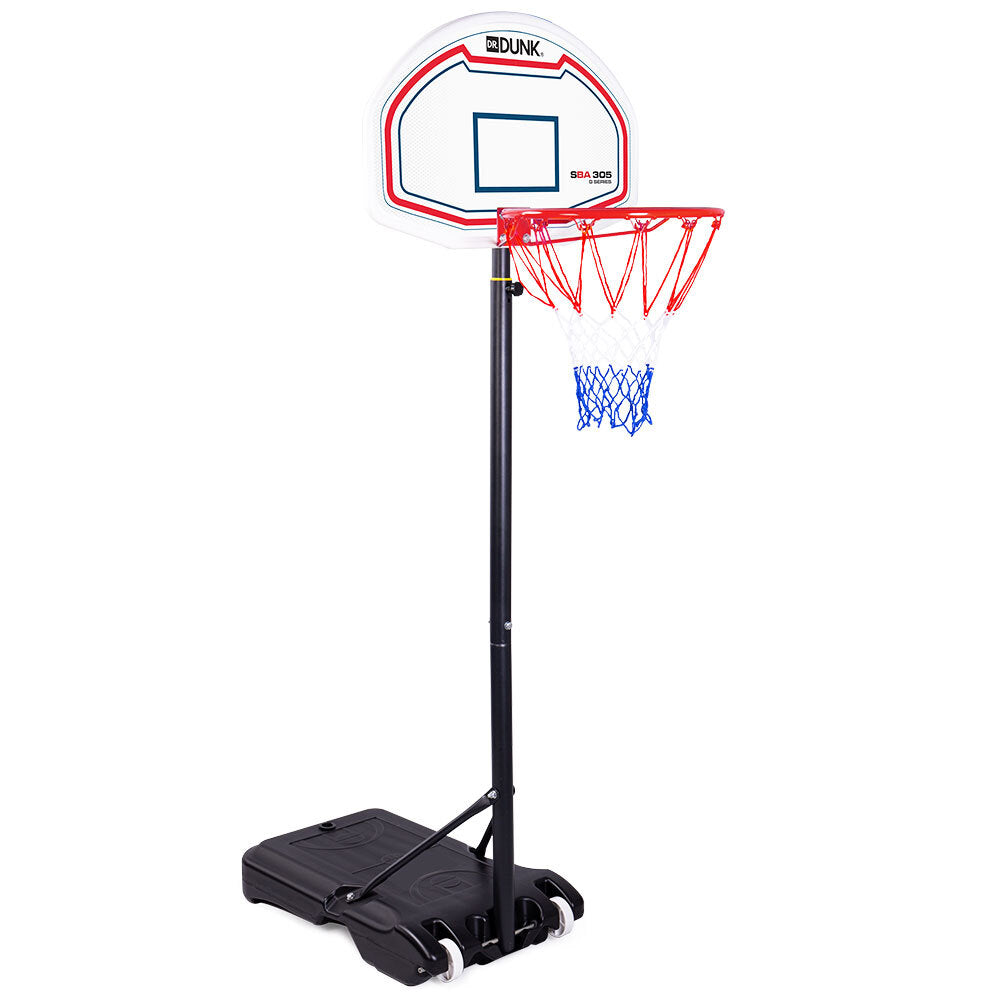 Basketball Hoop Stand System Kids Height Adjustable Portable Net Ring