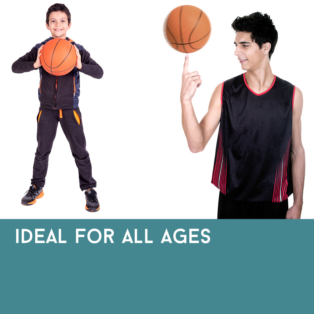 Dr.Dunk Portable Basketball Hoop Stand System Height Adjustable Net Ring Kids