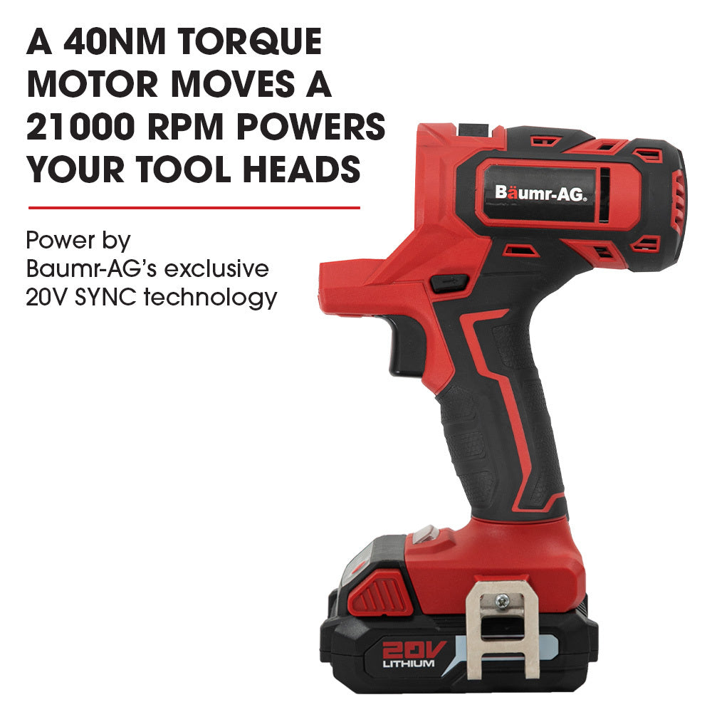 Cordless MT3 20V SYNC 3in1 Combi-Tool Kit, with Battery and Charger