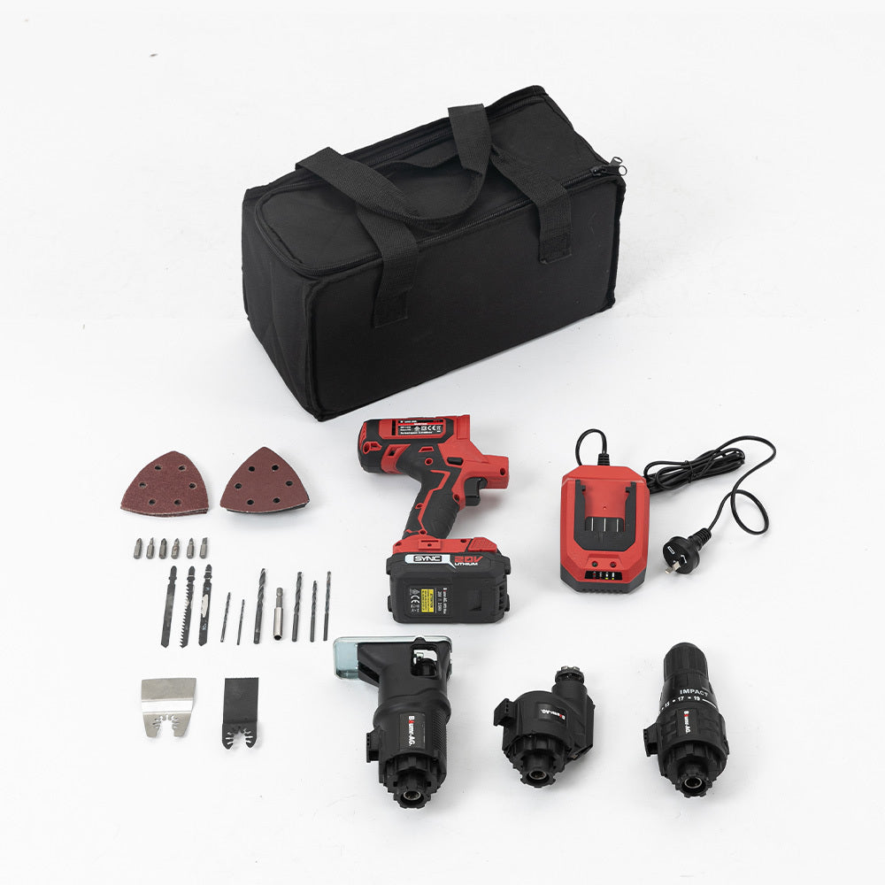 Cordless MT3 20V SYNC 3in1 Combi-Tool Kit, with Battery and Charger