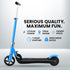 Electric Scooter Lithium Ride-On Foldable E-Scooter 125W Rechargeable, Blue