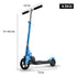 Electric Scooter Lithium Ride-On Foldable E-Scooter 125W Rechargeable, Blue