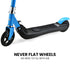 Electric Scooter Lithium Ride-On Foldable E-Scooter 125W Rechargeable, Blue