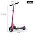 Electric Scooter Lithium Ride-On Foldable E-Scooter 125W Rechargeable, Pink
