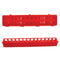 50cm Long Poultry Feeder Chicken Feeding Trough Red Plastic Flip Top Container