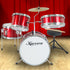 Children's 4pc Drum Kit - Red