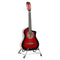 38in Pro Cutaway Acoustic Guitar with guitar bag - Red Burst