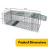 Klika Humane Live Animal Trap Possum Rat Rabbit Hare Catcher Folding Cage