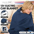Heated Electric Car Blanket 150x110cm 12v - Navy Blue