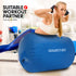 Sports Inflatable Gymnastics Air Barrel Exercise Roller 120 x 75cm - Blue