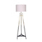 Sarantino Metal Tripod Electric Floor Lamp Gradient Finish