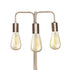 Sarantino Exposed Bulb Industrial Table Lamp