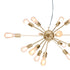 Sarantino 15-Light Sputnik Chandelier in Brass Finish