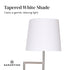 Sarantino Nickel Metal Arc Floor Lamp