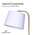 Sarantino Marble & Metal End Table Top Floor Lamp