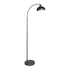 Dark Grey Floor Lamp Industrial Chic Adjustable Angle