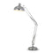 Sarantino Metal Architect Floor Lamp Shade Adjustable Height - Chrome