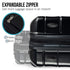 Olympus Artemis 24in Hard Shell Suitcase ABS+PC  Jet Black