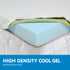 Cool Gel Memory Foam Mattress Topper Bamboo Fabric Cover Double