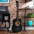 34in Acoustic Children Wooden Guitar - Black