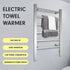 Heated Towel Rack Electric Bathroom Towel Rails Warmer 100w - Silver