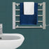 Heated Towel Rack Electric Bathroom Towel Rails Warmer Ev-90- Silver