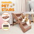 Furtastic 50cm Foldable Step Ladder Stairs - Brown