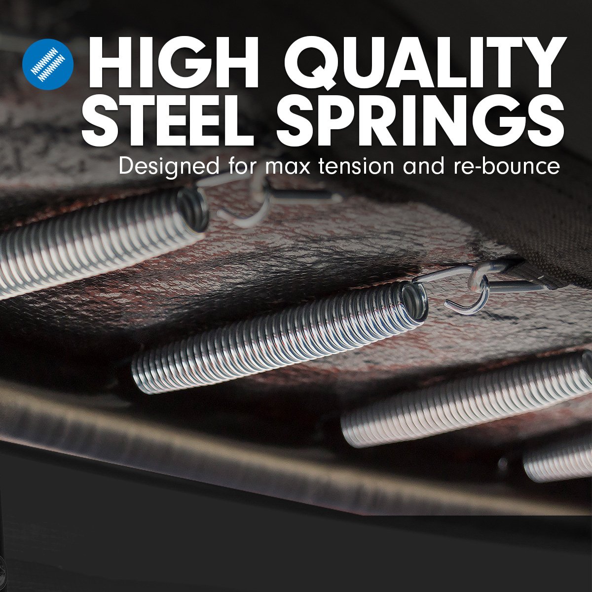 4.5ft Trampoline Round Free Safety Net Spring Pad Cover Mat Yellow Pink