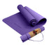 Eco-friendly Dual Layer 6mm Yoga Mat | Dark Lavender | Non-slip Surface And Carry Strap For Ultimate Comfort And Portability