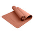 Eco-friendly Dual Layer 6mm Yoga Mat | Peach | Non-slip Surface And Carry Strap For Ultimate Comfort And Portability