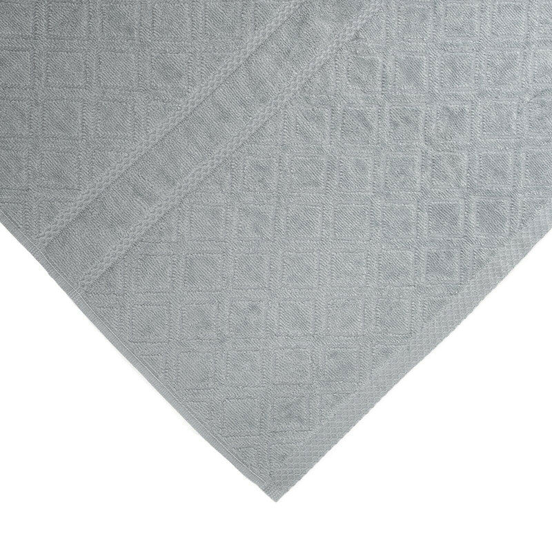 Premium Velour Diamond Design Jacquard Bath Towel Grey