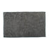Microfiber Shower & Bathroom Bath Mat Non Slip Soft Pile Design Dark Grey
