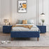 Velvet Blue Bed Frame â€“ Double