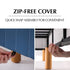 Metal Bed Frame Mattress Foundation Blue  Double