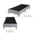 Metal Bed Frame Mattress Foundation Blue  Double